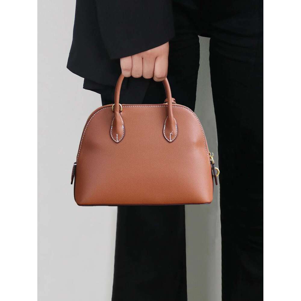 new fashion handbags high quality shell large capacity handbag simple Joker diagonal PU leather bowling bag comm