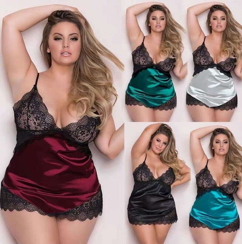 Patent Leather Sexy Lingerie Large XL Nightwear Lace Sexy Home Fun Underwear KQ