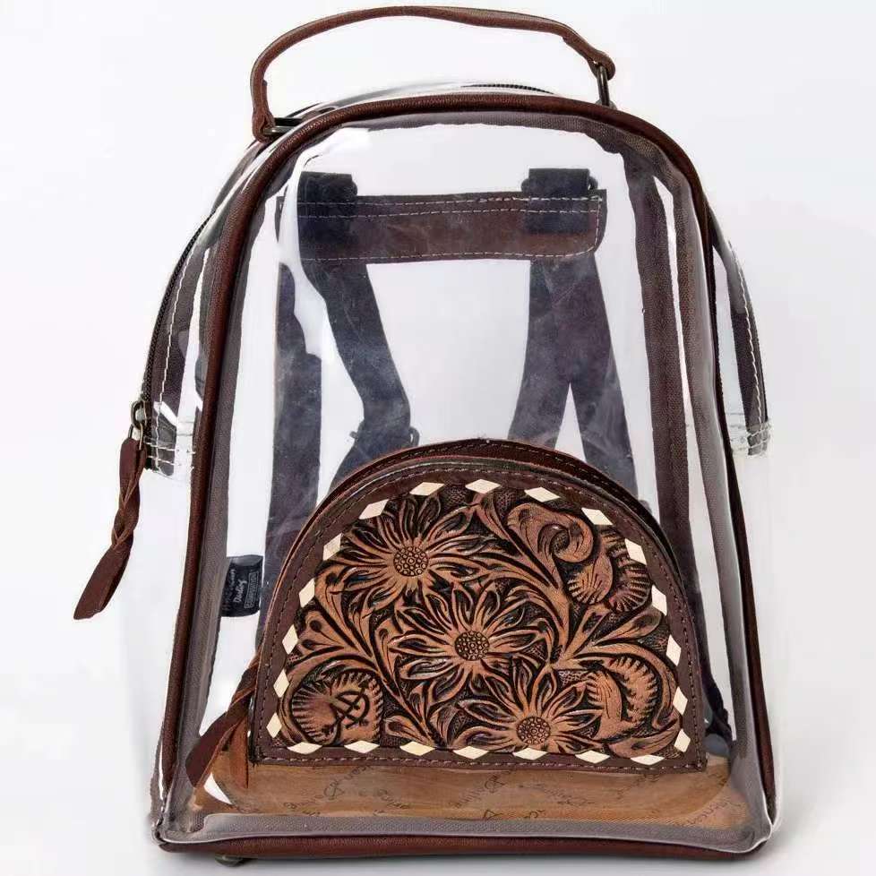2025S designer ins PVC summer creative jelly women bag simple fashion travel backpack