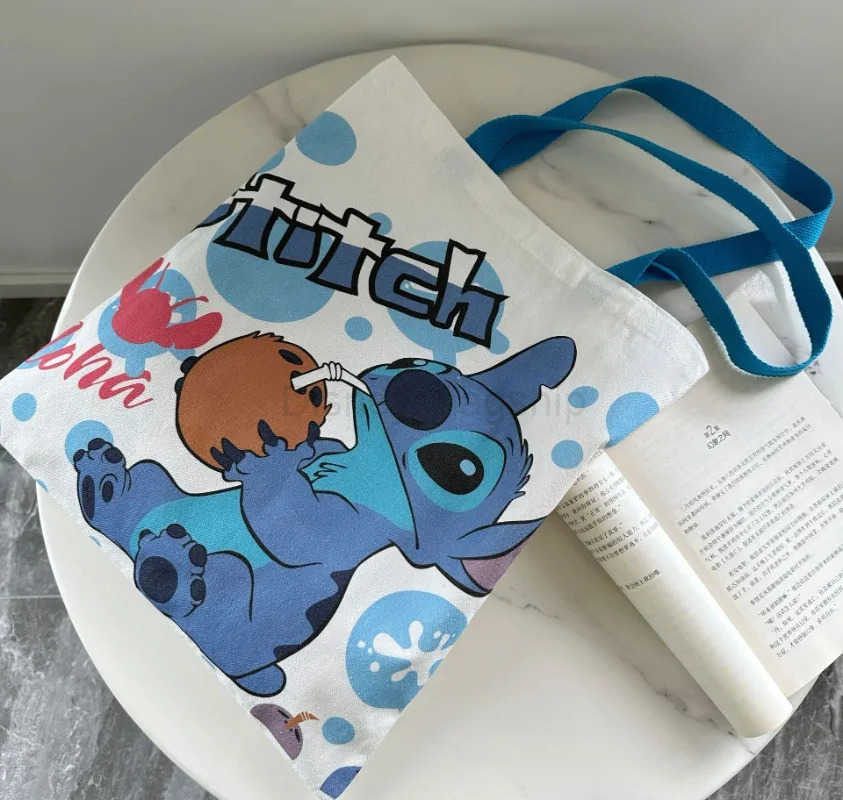 Disney Stitch Bag Crossbody Bag STITCH Cartoon Peripheral Cute Canvas Bag Shoulder Bag Lilo and Baby Same StyleXJ250515