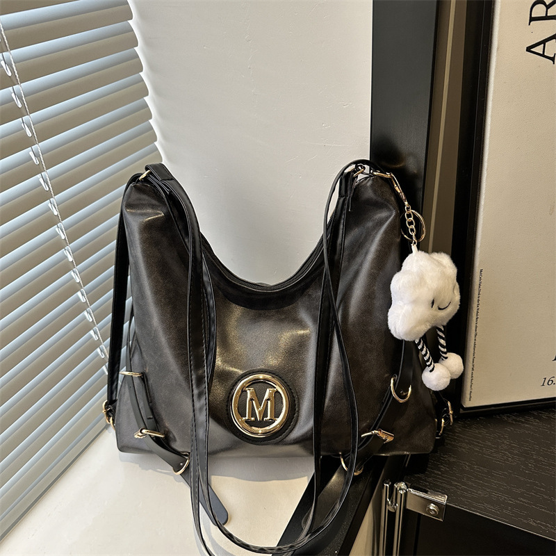 Free Delivery Designer Bag Large Capacity Tote For Women 2025 New Casual Versatile Crossbody Student Multi Purpose Backpack Luxury Bag