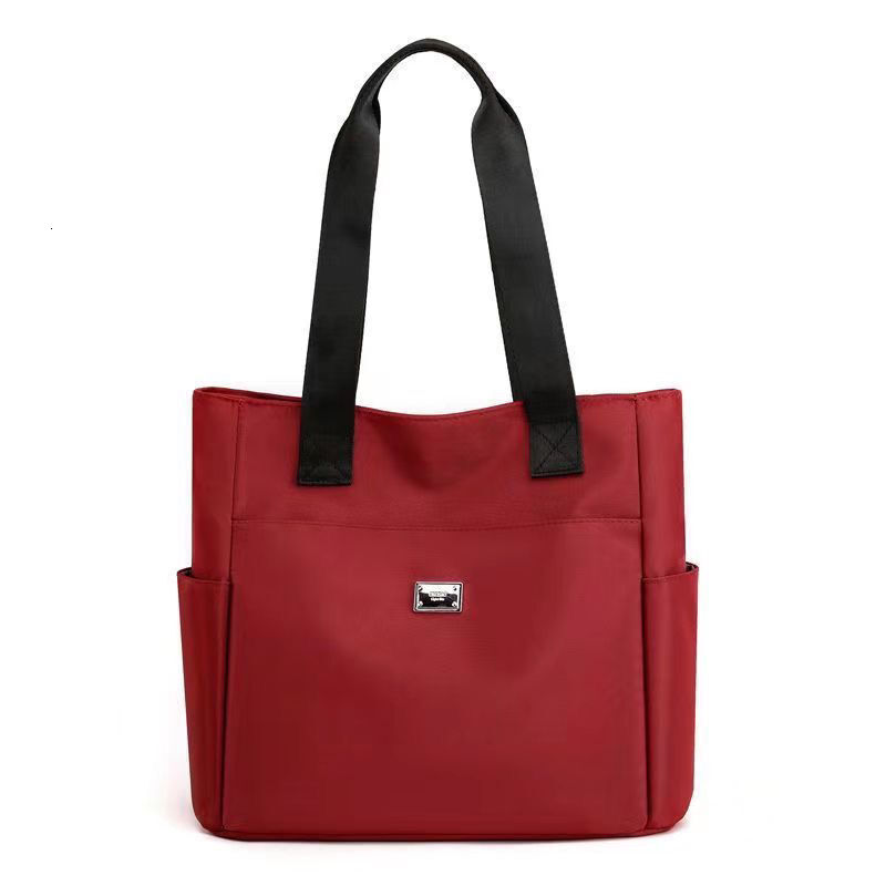 Top quality Brand High Quality New Large Capacity Cloth Oxford Butot Female Student Handheld Single Shoulder Big Bag New Free Delivery Designer Bag