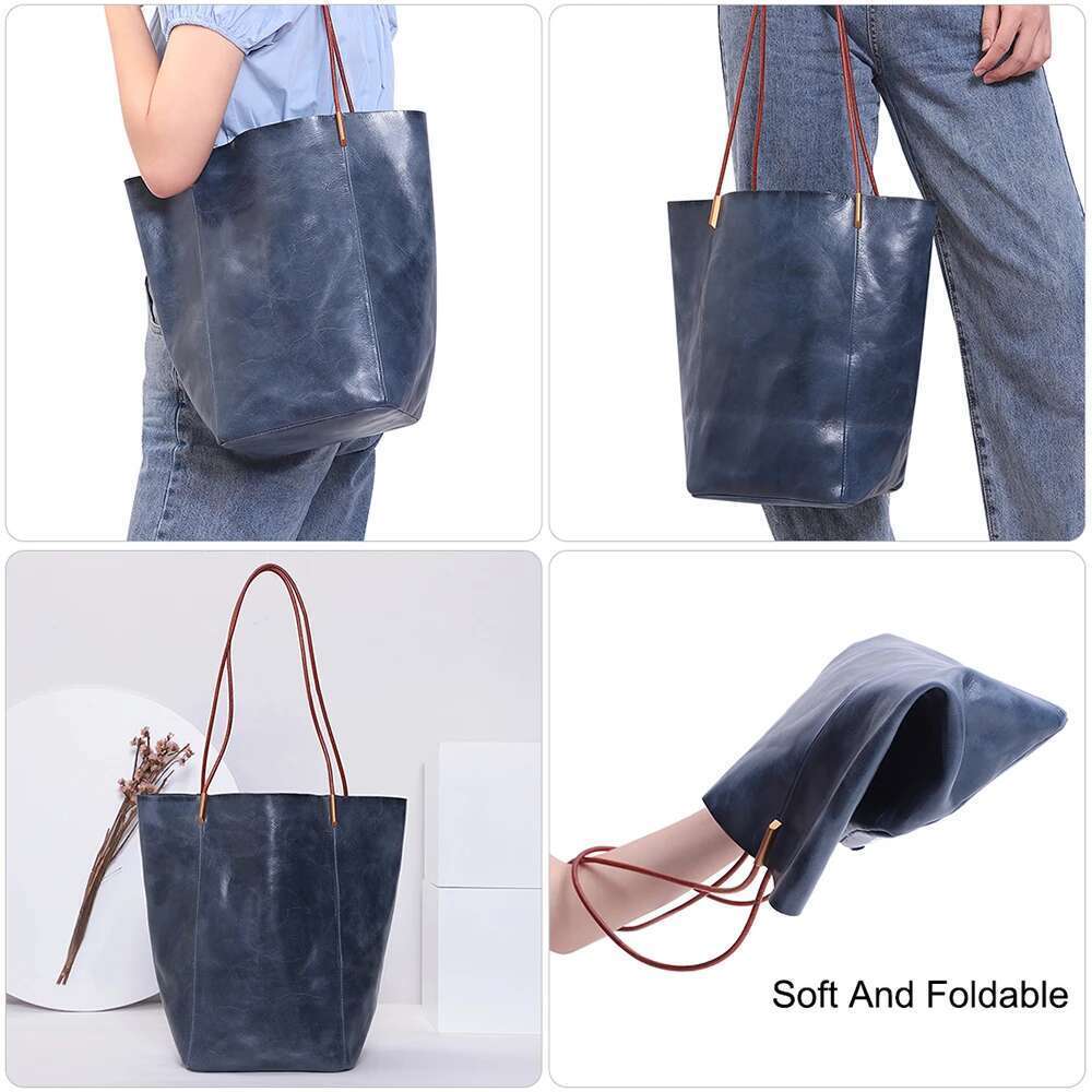 JOGUJOS Genuine Handbags Women Ladies Fashion Designer Shoulder Bag Tote Bags Real Leather Sac A Main