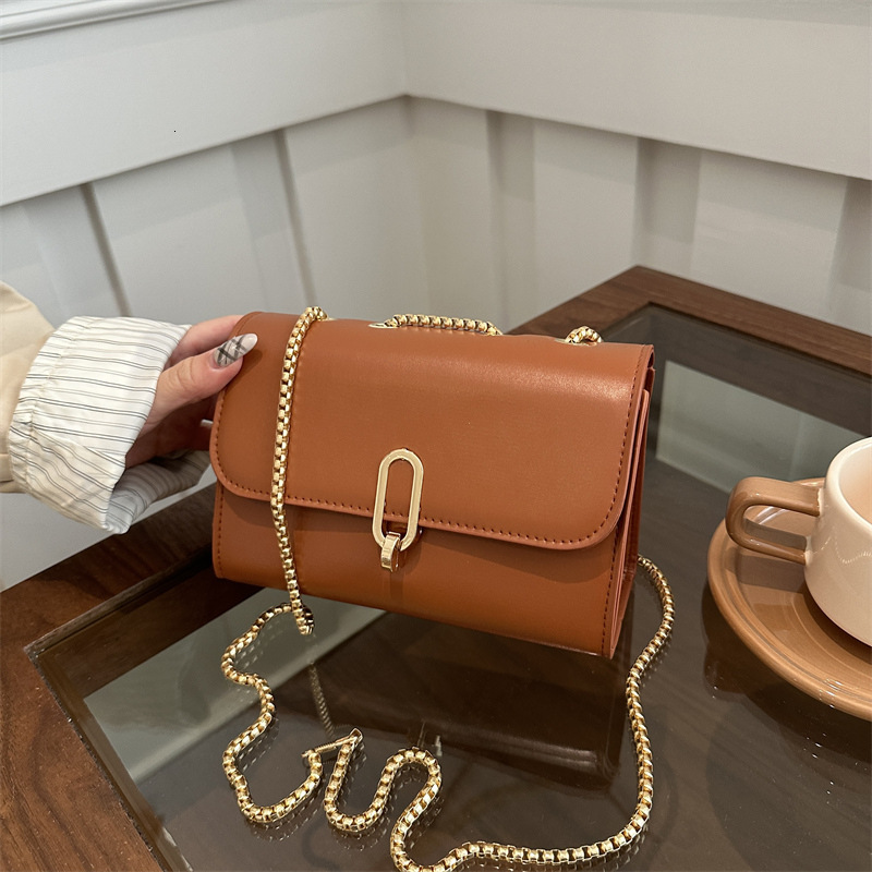 Free Delivery Designer Bag Texture Small Square 2025 Winter New Trendy Fashionable Solid Color Simple And Stylish Single Shoulder Crossbody For Women&