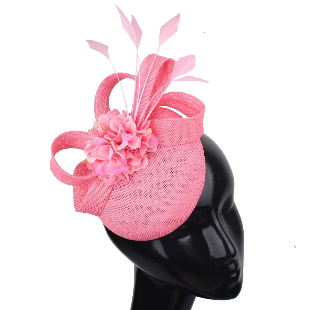 Beige Bridal Wedding Hair Accessories Fascinators Hats Cocktail Hat Occasion Millinery Hat Headband 250514