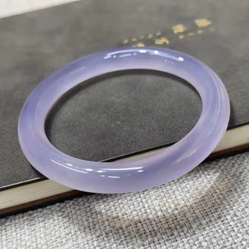 Ice Violet Jade Marrow Bracelet Light Purple 250513