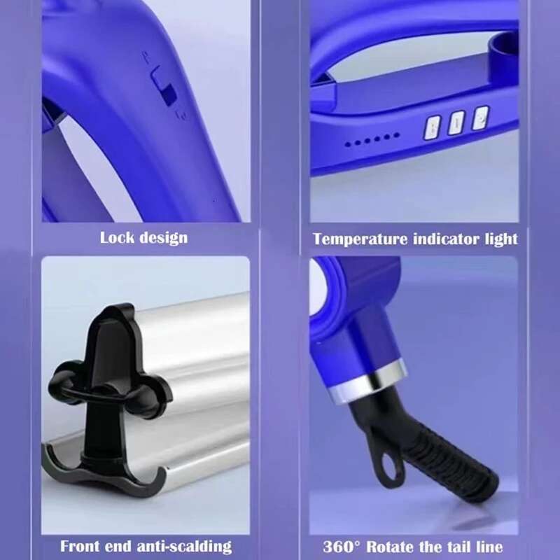 Curling Iron Ceramic Coating Care Egg Roll Splint Fast Heating Electric Salon Styling Tool Hair Curler