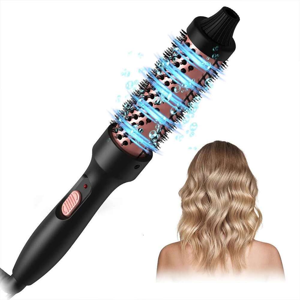 Wavy Talk Thermal Brush Double PTC Heaters Automatic Recognition And Switching Display Curling Irons
