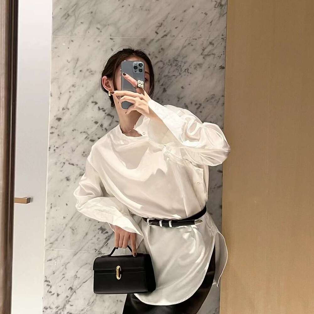 New Style Designer Bag TopHandle Clutch Genuine Leather Silver Hardware Elegant Minimalist Small Compact Shoulder Bag Women's Fashion Luxury High