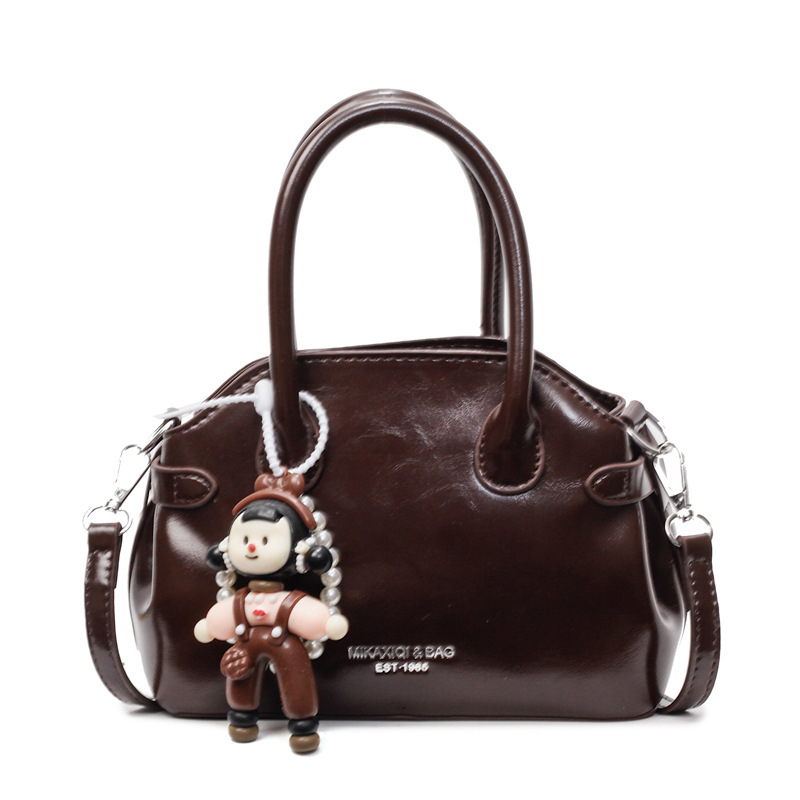 New trendy multifunctional handbag fashionable women's single shoulder commuting crossbody bag solid color simple style handbag casual single sho
