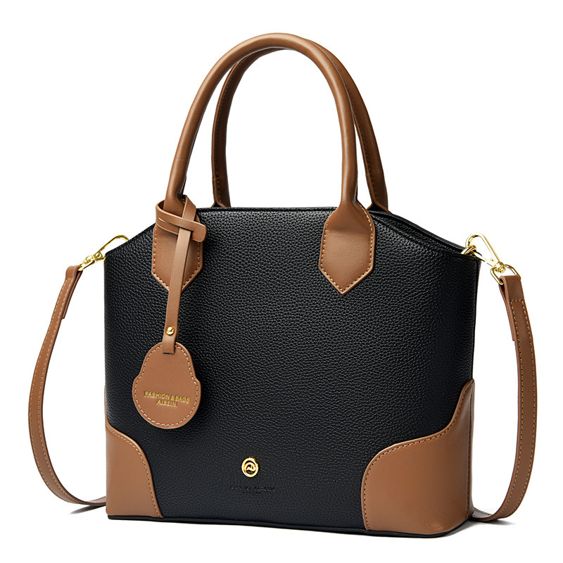 High quality women's fashionable and simple professional commuting one shoulder handbag, large capacity handbag, brand new free delivery designer