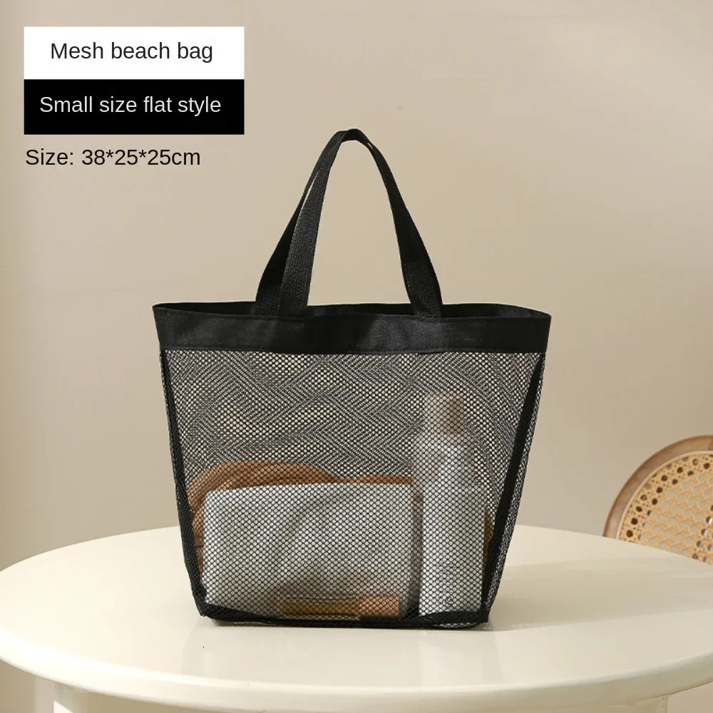 Large Beach Capacity Wash Bag Sale Breathable Portable Cosmetic Bag Foldable Mesh Wash Bag Swimming Storage Bag Beach 250515