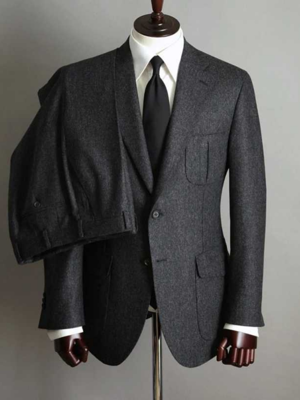Formal Black Wedding Tuxedos 2 Piece Set Jacket Pants Single Breasted Men Suit Classic Fit Party Groom Blazers Customized