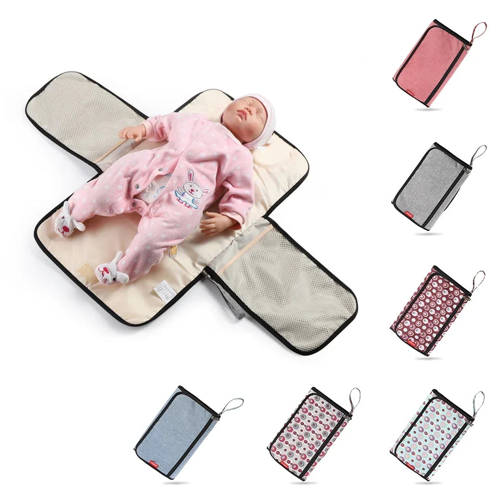 Waterproof Diaper Changing Mat Travel Multifunction Portable Baby Diaper Cover Pad Clean Hand Folding Diaper Bag Soft Flexible T 250515