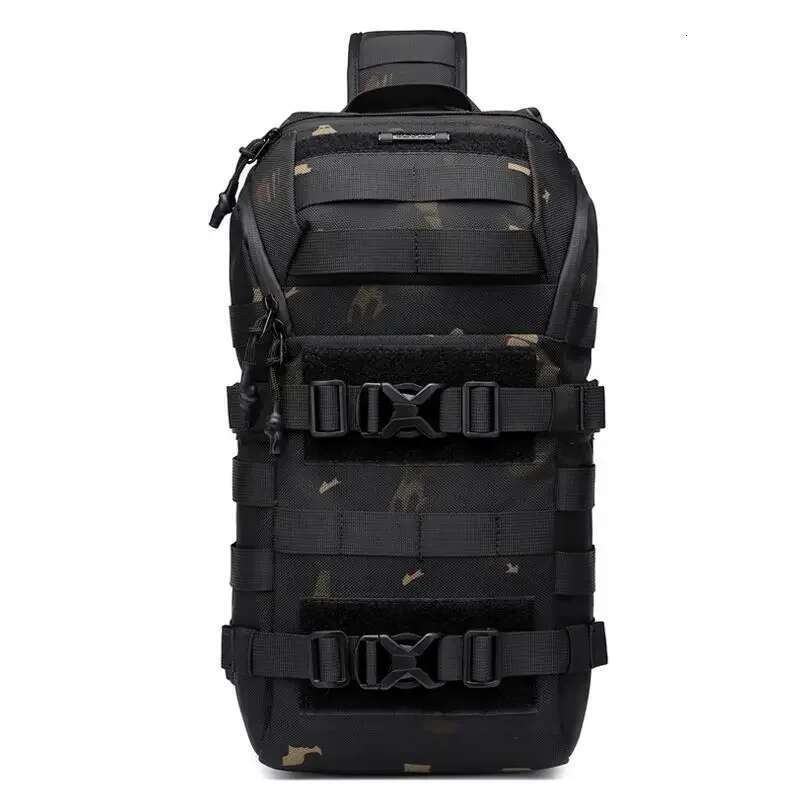 OZUKO Bicycle Crossbody Bag Camping Riding Travel Rucksack Molle Tactical Bags Hiking Cycling Outdoor