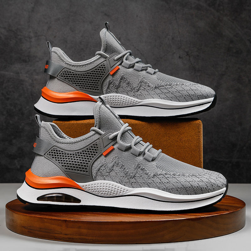 2025 Spring/Summer New Flyknit Men's Running Breathable Sports Trendy Fashionable Casual Shoes