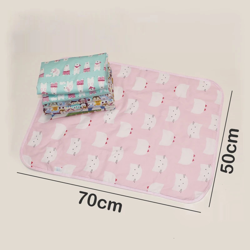 50x70cm Baby Changing mat Infants Portable Foldable Washable waterproof mattress children game Floor mats Reusable Diaper 250515