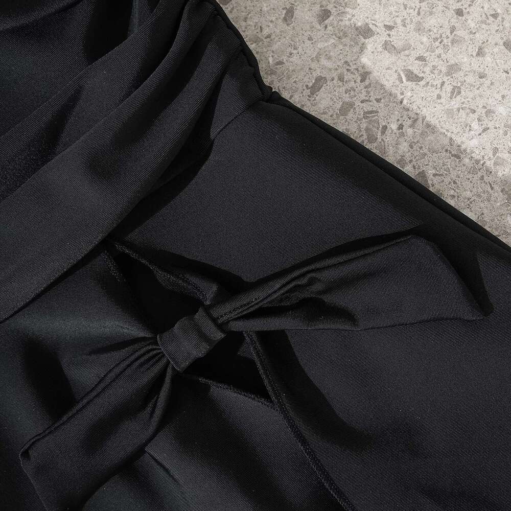 Women Summer Tankini Swimsuit Dress Solid Sleeveless Bikini Bathing Suits Female V-Neck High Waisted Skirt Beachwear Monokini