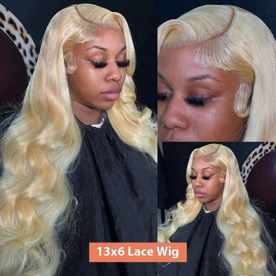 613 Hd Frontal 13X6 Human Body Wave 30 Inch 250 Density Brazilian Hair Black Women Choice 13X4 Lace Front Wig