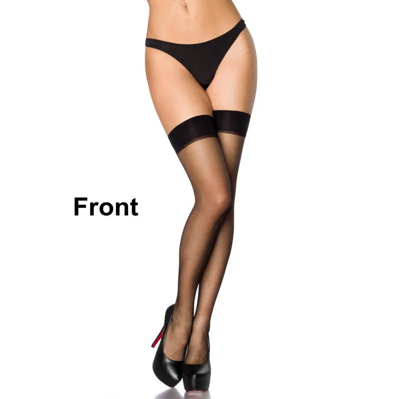 Sexy Stockings White Black Kahki Red Straight Line Long Socks Women Over Knee Thigh High Stockings Charming for Ladies Girls 250515