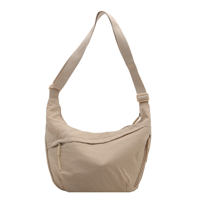Free Delivery Designer Bag Fashionable Lazy Style Large Capacity Crossbody 2025 New Simple And Versatile Nylon Women's Trendy Lightweight Shoulde