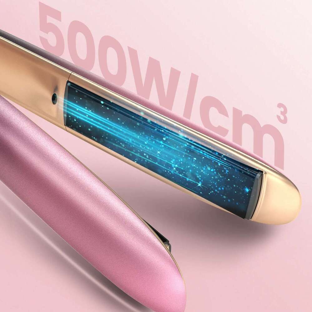 KIPOZI R7 Rose Gold Straightener Curling Titanium Flat Iron for Different Style Salon Hair Styling Tool