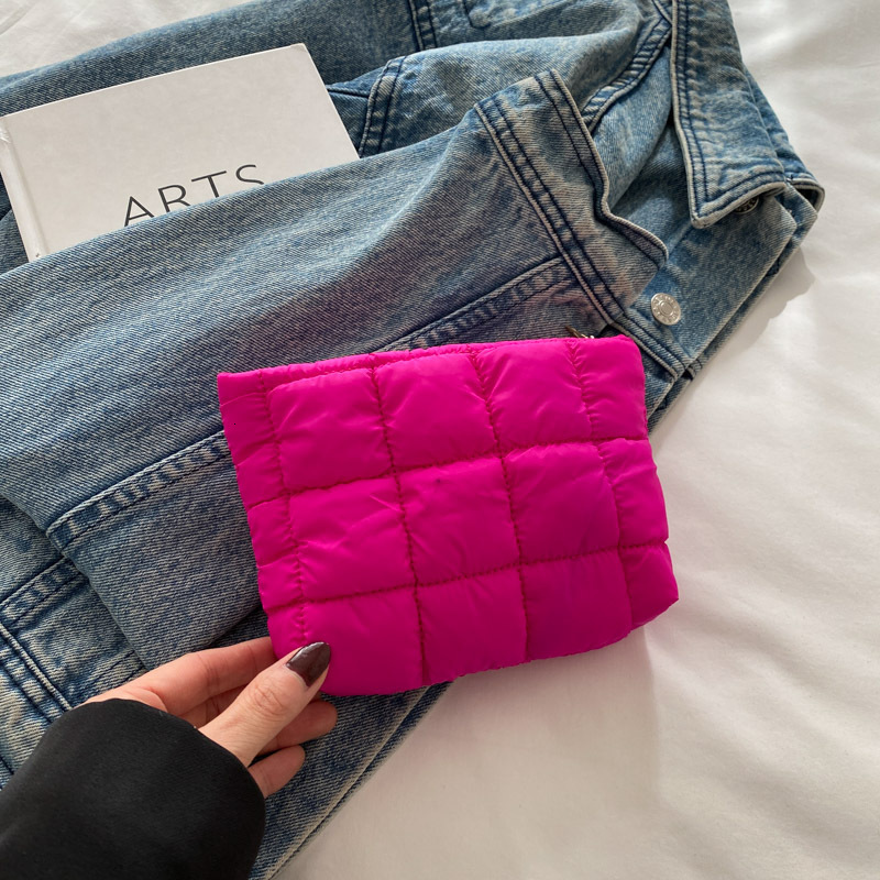 Free Delivery Designer Bag Korean Style Multi Color Minimalist Makeup Hand Held Small Square Large Capacity Multifunctional Storage Spring 2025 Luxury
