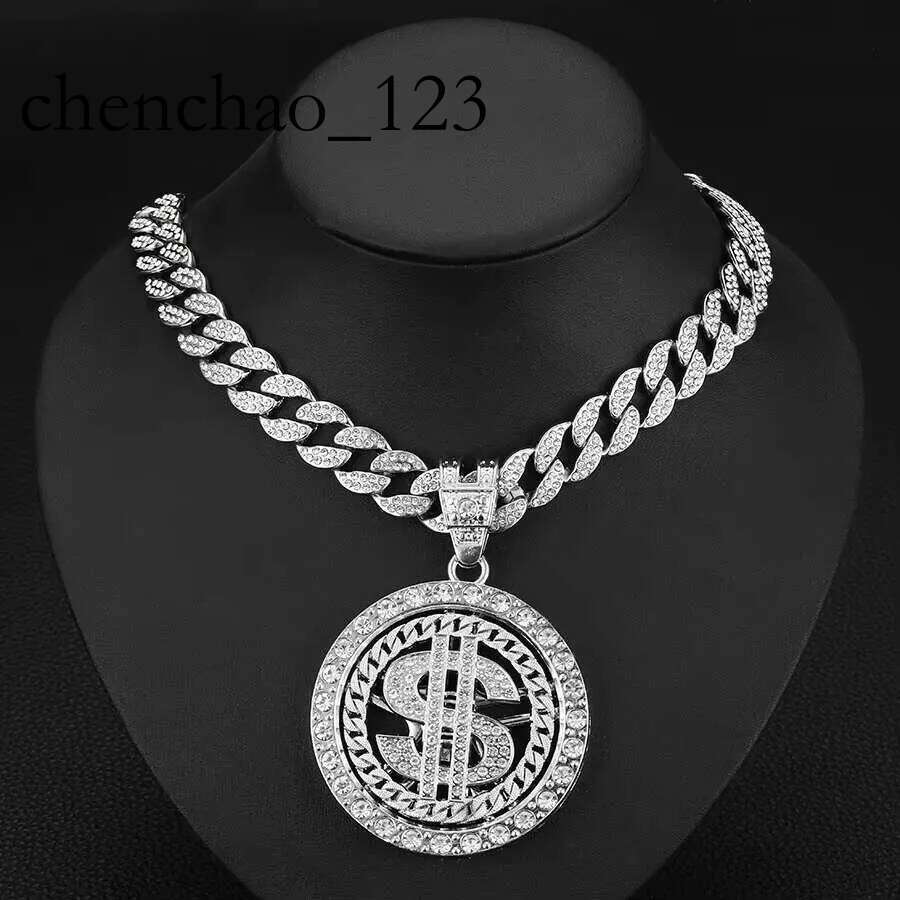DHCollections Unisex Hip Hop Dia Cuban k Chain Punk Style Alloy Rope Necklaces Perfect Gift for Him and Her
