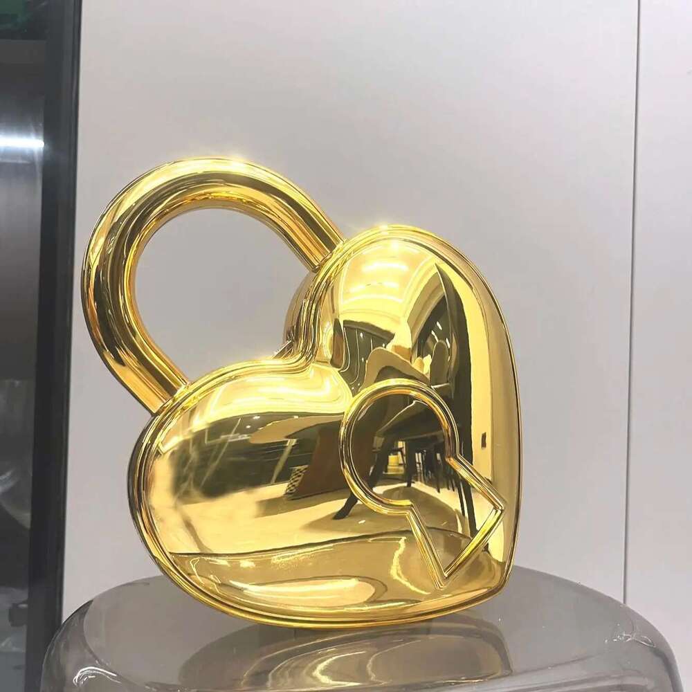 Golden Evening Bag Purses And Handbag Designer Shoulder Bags Funny Shape Party Wedding Acrylic Small Clutch Purse