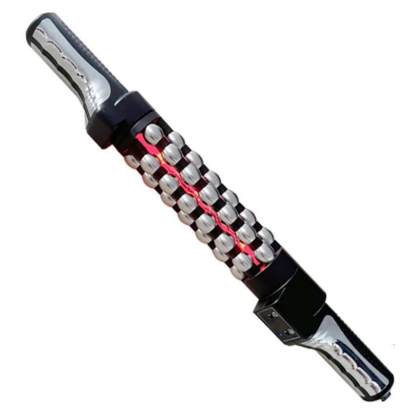 Relaxed Red Light Heated Device 360 Rotating Inner Ball Muscle Relaxation Massage Roller For Whole Body Anti Cellulite
