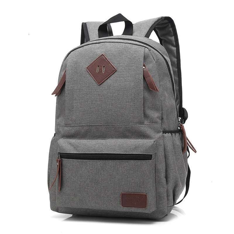 Fashion Unisex Oxford Backpack Solid Large Capacity Men Women Simple Canvas Travel Bag Students School Books Laptop Backpacks