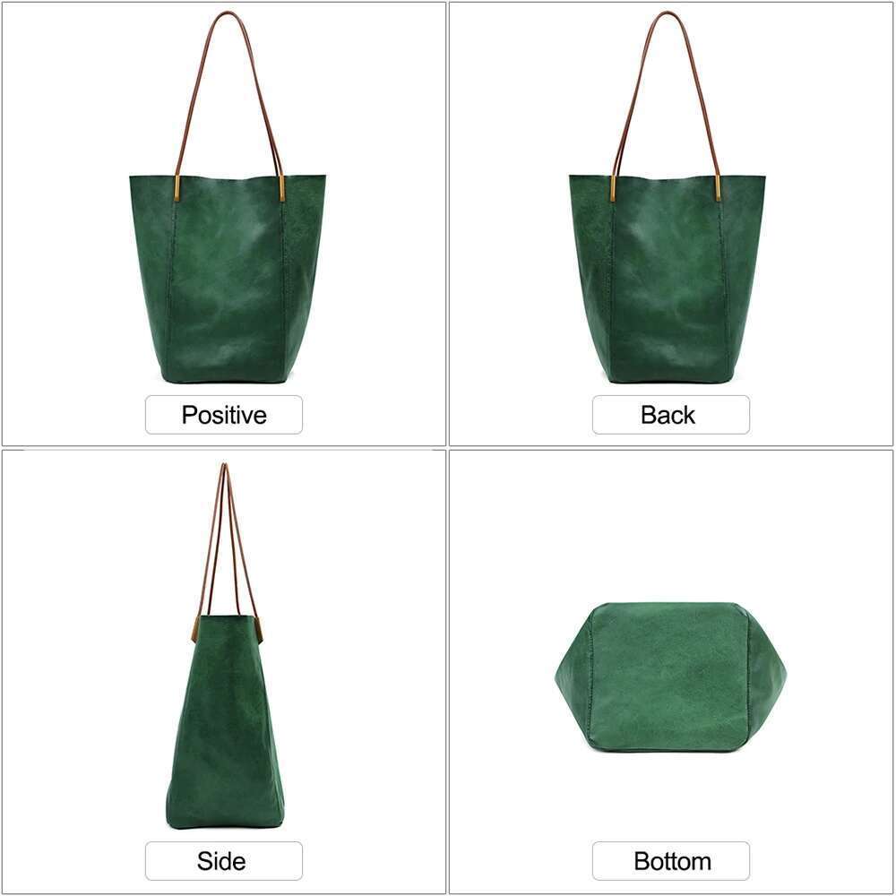 JOGUJOS Genuine Handbags Women Ladies Fashion Designer Shoulder Bag Tote Bags Real Leather Sac A Main