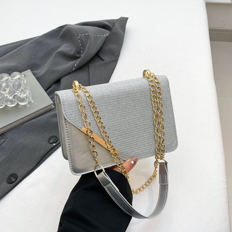 Free Delivery Designer Bag Women's Minimalist Chain Shoulder Crossbody 2025 Winter New Item Niche Design Versatile Ins Small Square Korean Versio