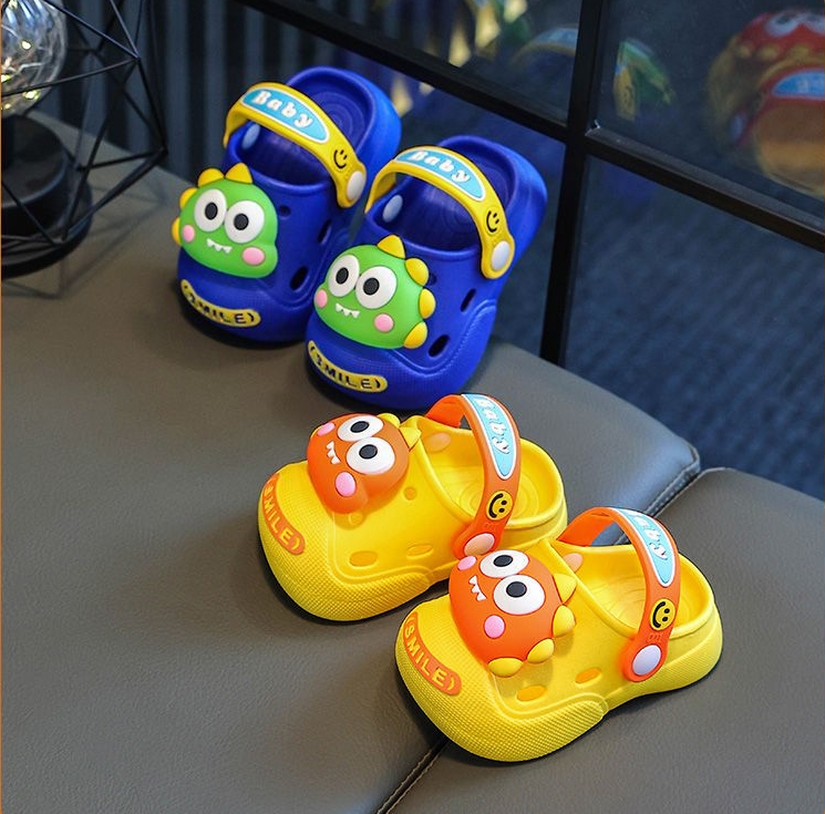 Kids Baby Slippers Cute New Animal Summer Kids Cartoon Sandals Toddler Beach Shoes Kidsnest Girls Boys Cute Slides Children Slippers Sizes 3C-12C K066