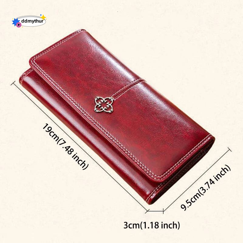 Fashion Women's Wallet Designer Long Purses for Women Cards Holder Wallets with Zip Coin Pocket Ladies Handbags ddmythur