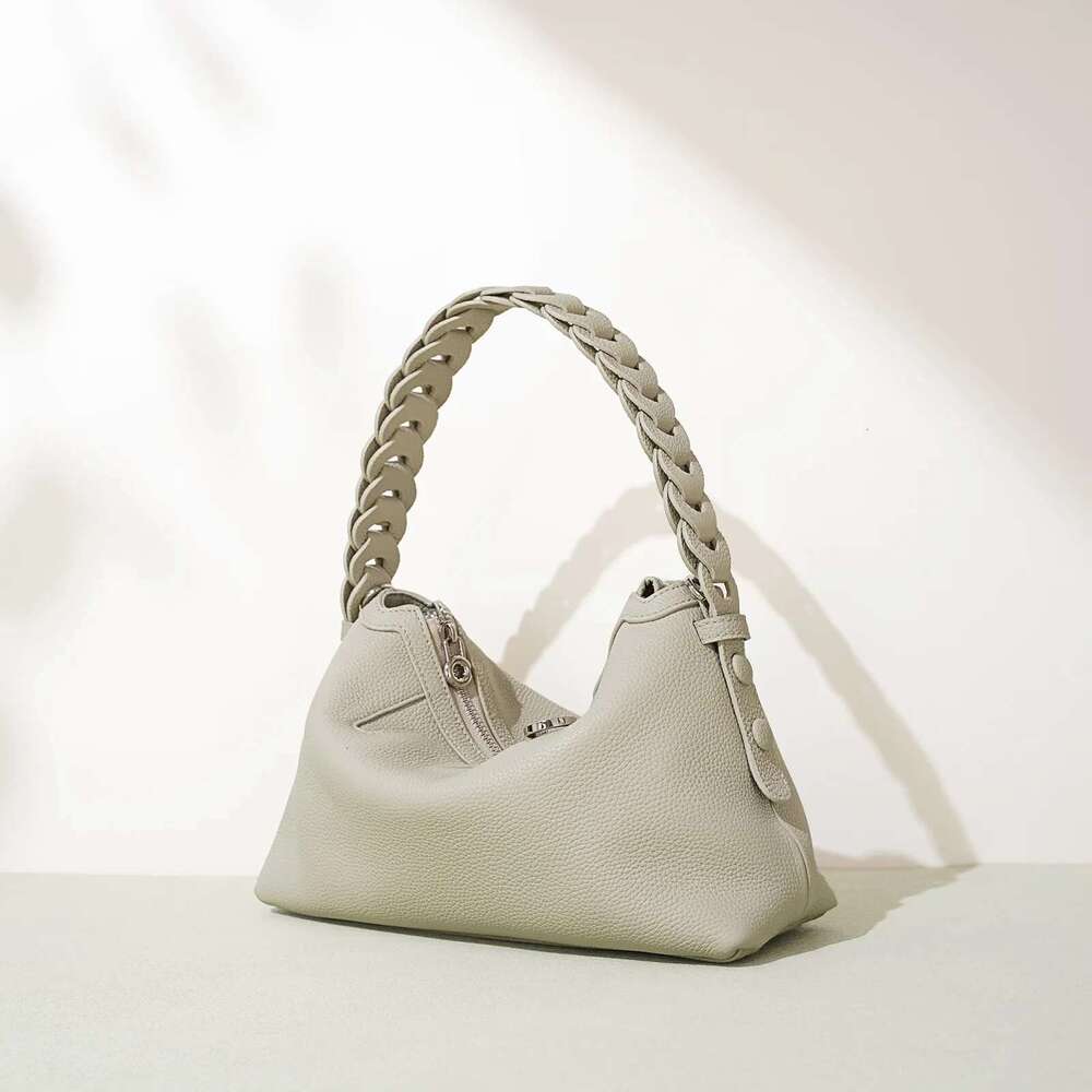 Genuine Leather Handbag For Design Stylish Original Brand Women Soft Underarm Shoulder Ladies Crossbody Bag