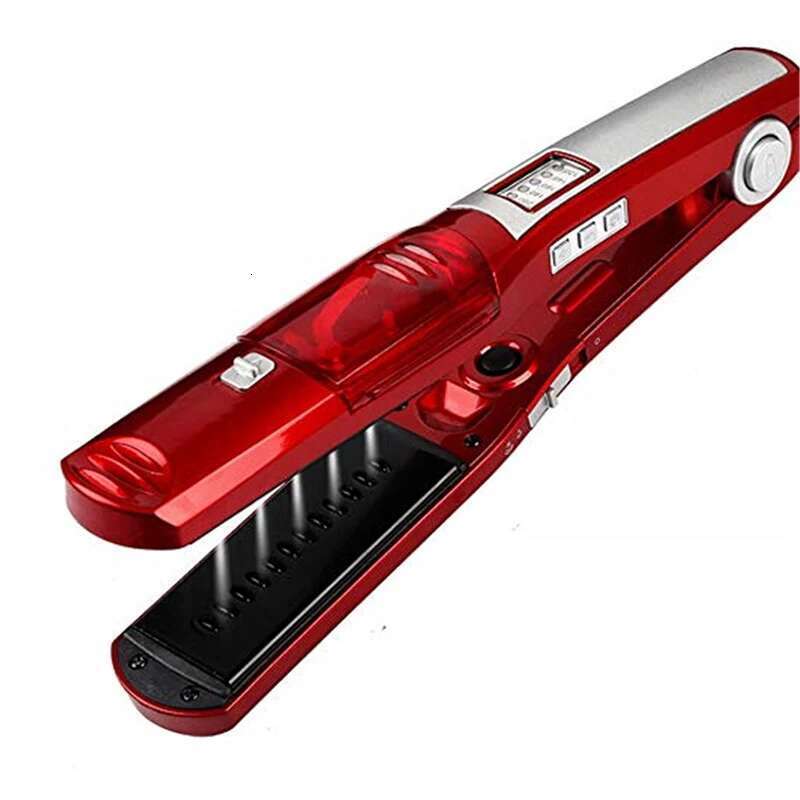Steam Flat Straightener Professional Curler Titanium Ceramic Straighting Curling Iron Hair Care Styling Tool