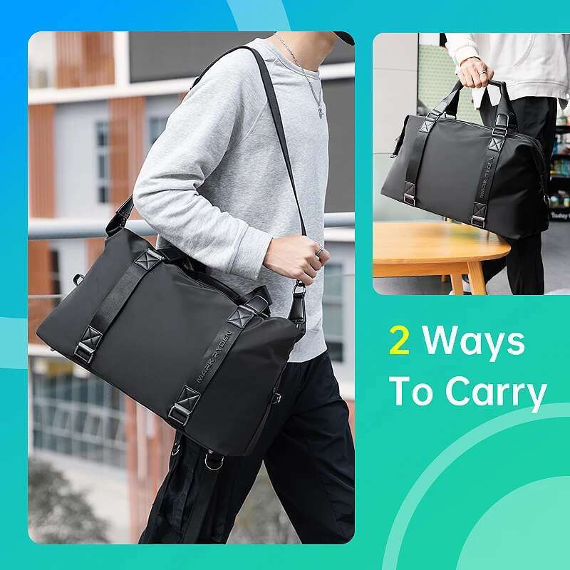 MARK RYDNE Large Capacity Waterprooof Travel Duffle Gym Bag Men