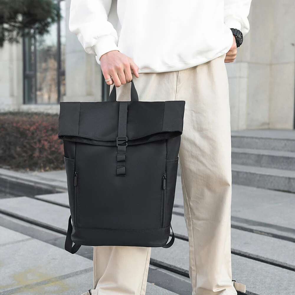Men Breathable Waterproof Business Laptop Backpack Large Capacity Wear-Resistant Lightweight For Office Travel