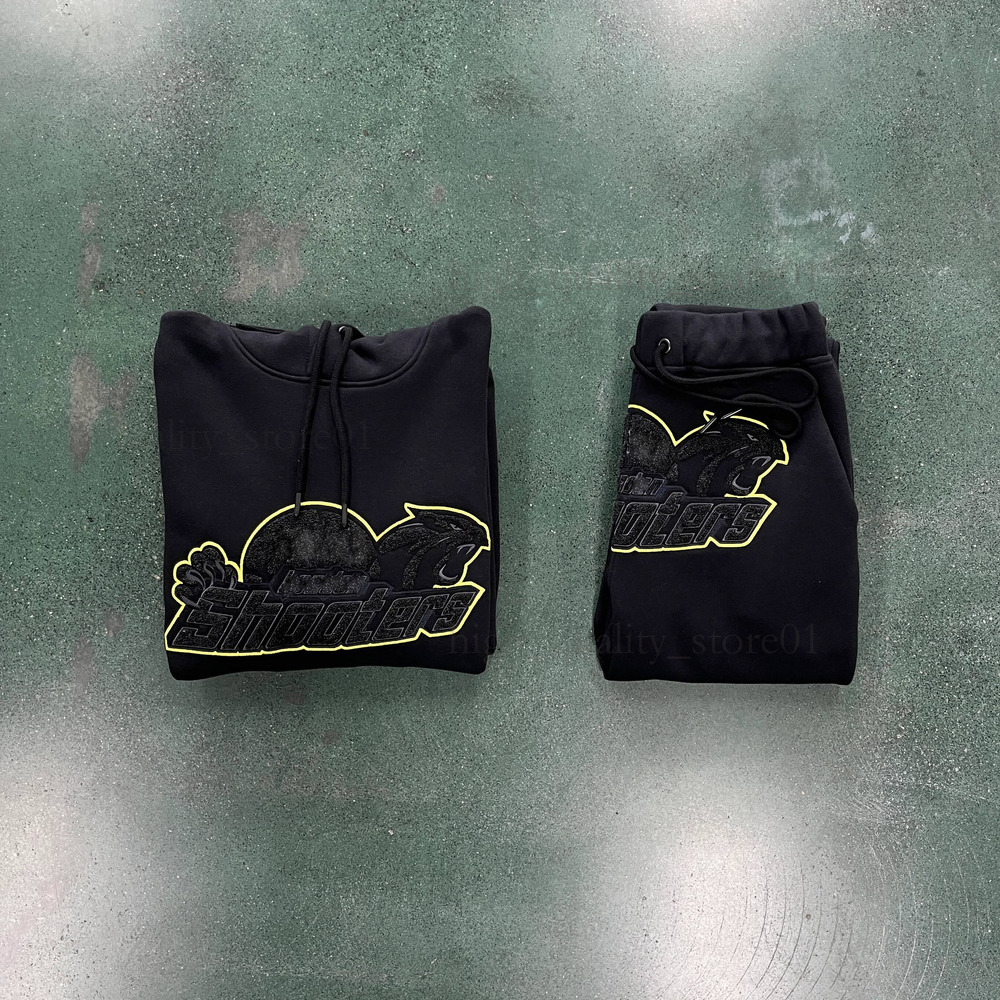 Trapstsr Tracksuit Hoodie Mens Tracksuits Top Version London Shooter Tracksuit Towel Printing Designer Hoodie Womens Set Graphic Hoodie Luxury Y2k Hoodie d46