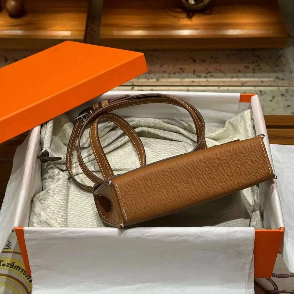 Latest Hot Sell High Quality EP Palmprint Cowhide Snap Wallet Fashion Lady Genuine Leather Shoulder Bags