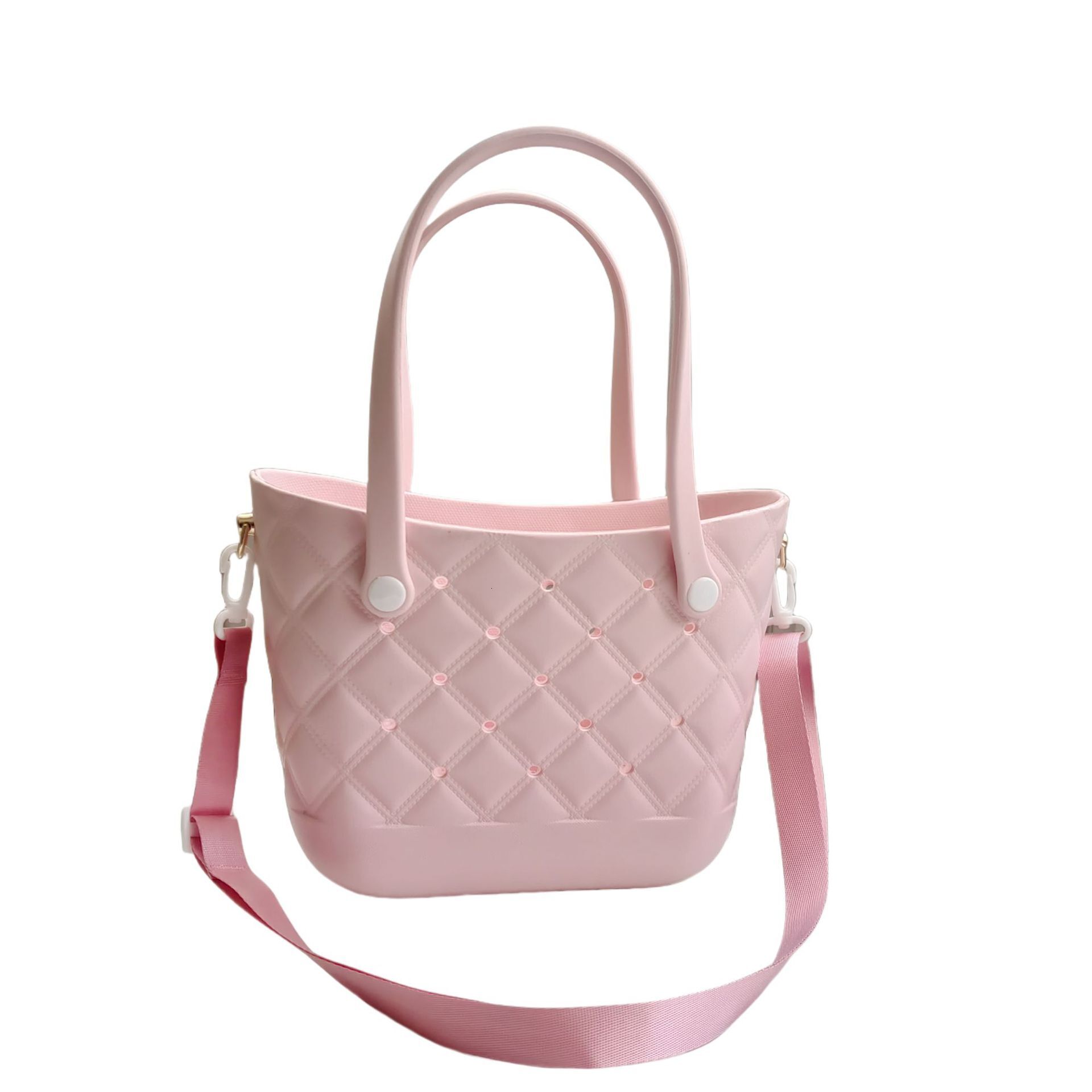 Beach DIY Handbag EVA New Fashionable Hollow Out Portable Waterproof Storage Mini Outdoor Shoulder Strap Hole Bag
