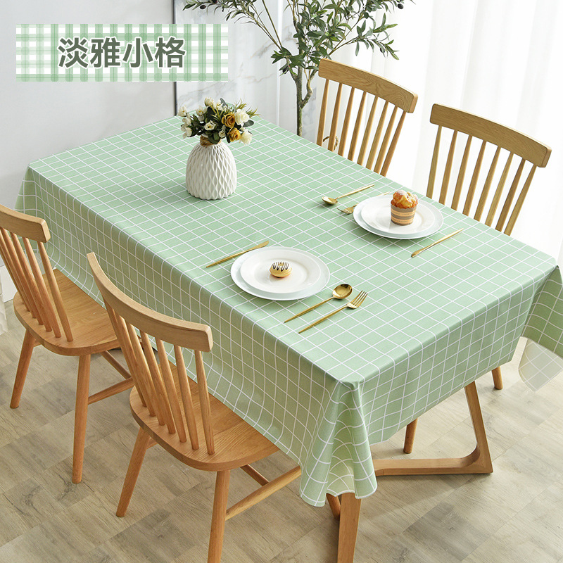 B403 waterproof tablecloth, oil-proof and wash-free new pvc table mat decorative table cloth home internet celebrity ins style coffee table cloth