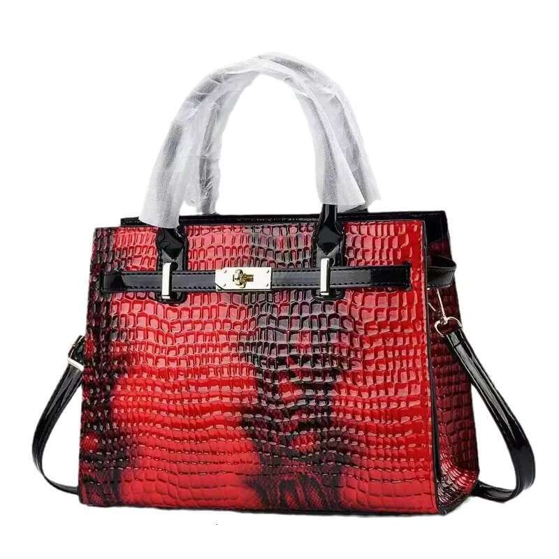 New Snake Patterned Handbag, Personalized And Fashionable Shoulder Bag, Large Capacity Diagonal Cross Bag