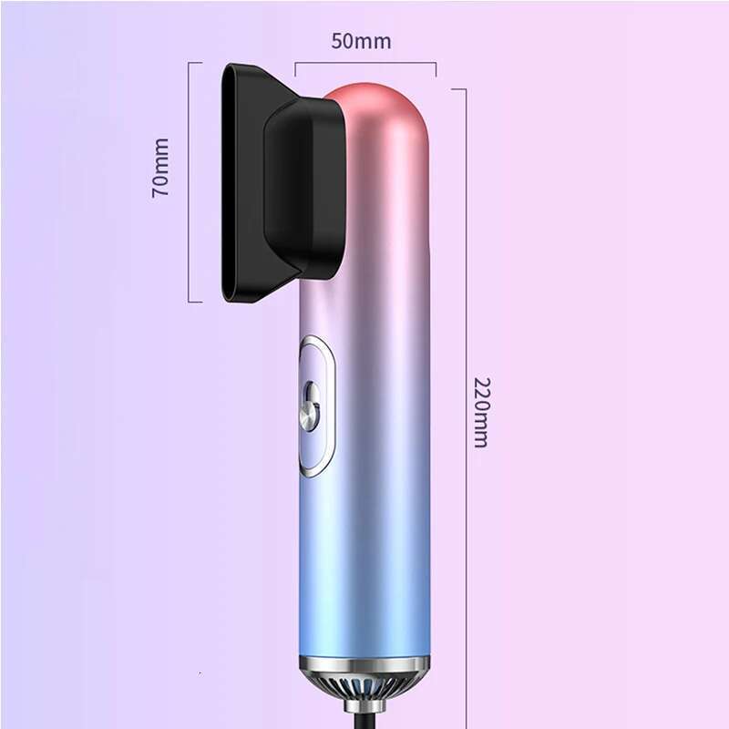 Portable 2-in-1 Curling Comb Hairbrush Styling Tools Dryers And Volumizer Blower Straightener Hand Hair Dryer