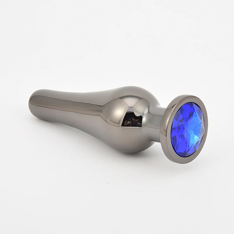 Gun Color Stainless Steel Anal Plug Dildo Sex Toys Products 3 Sizes Butt Plug For Women Sex Adult Game Prostate Massager 250515