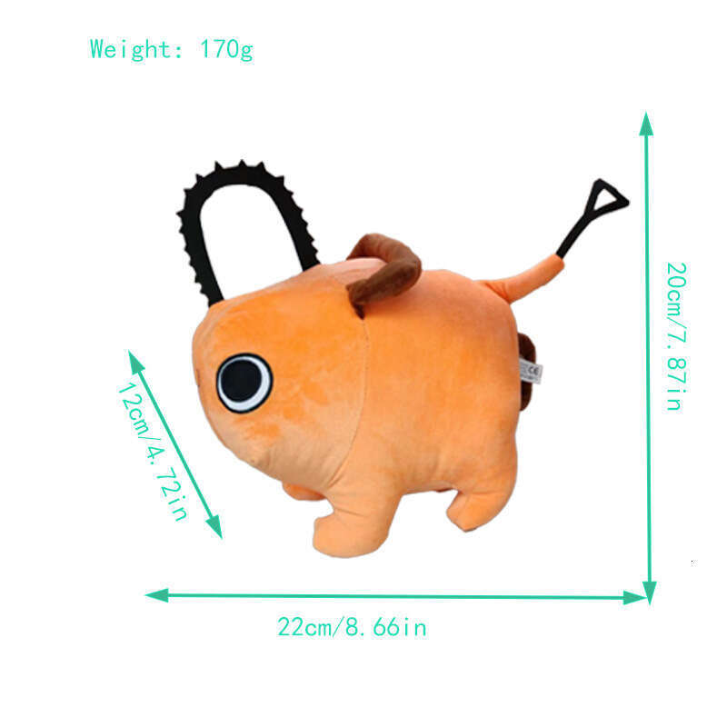 The Demon around the Saw Man Pochita Plush Toy Figure anime COS Gift Doll Throw Pillow
