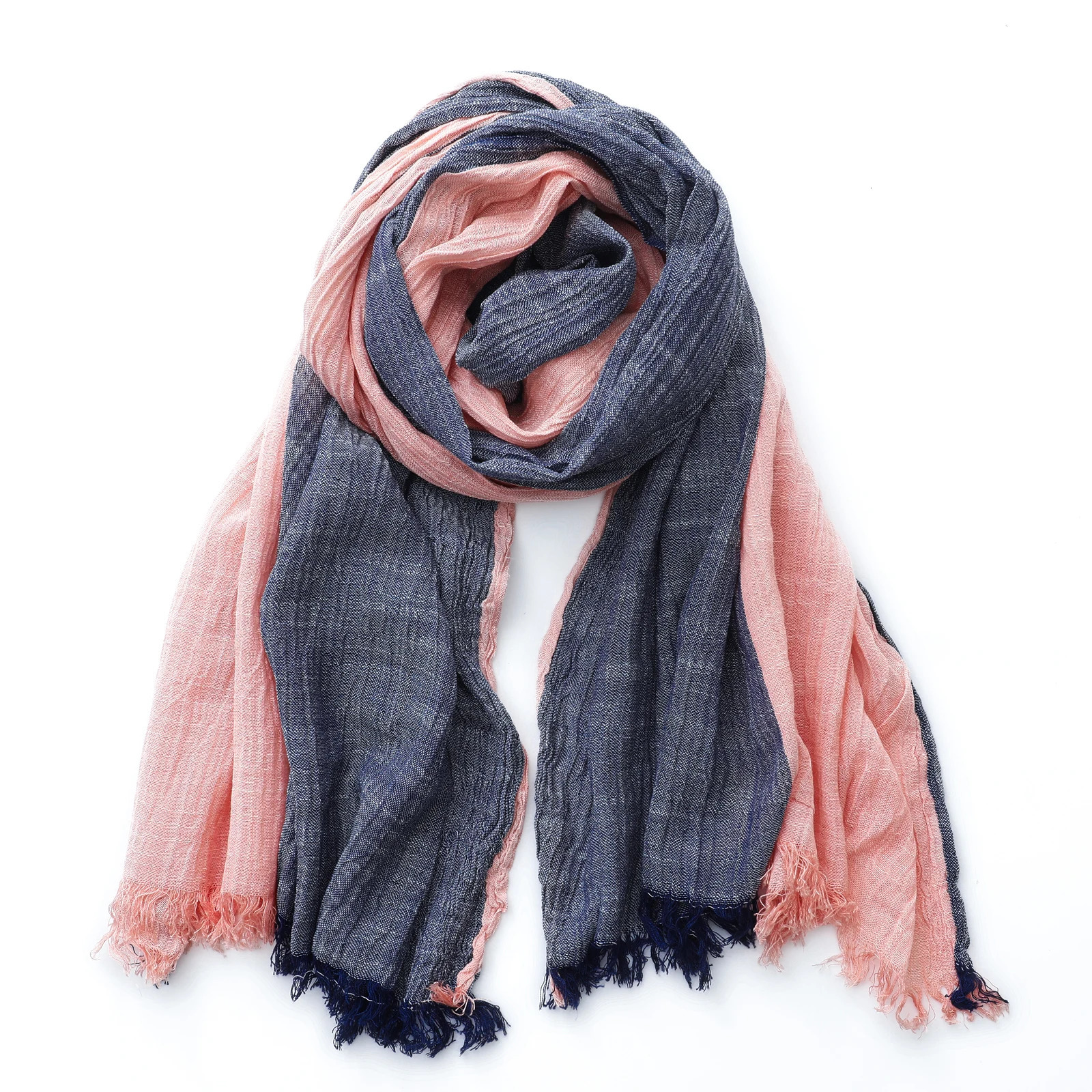 Cotton Linen Striped Scarf for Men Autumn Winter Patchwork Scarves Warm Neckerchief Male Accessories Bufanda Shawl 250514