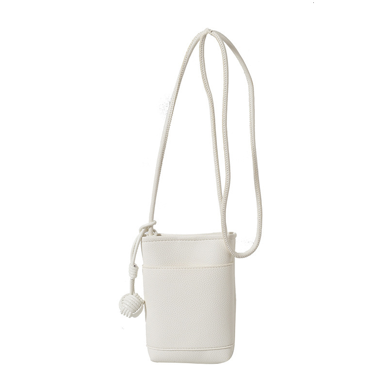 New mobile phone multifunctional commuting light luxury fashionable simple crossbody bag women's commuting bag solid color designer cute and exqu