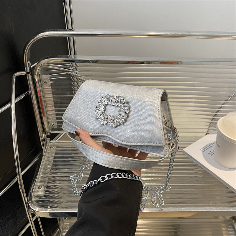Free Delivery Designer Bag Fashionable Small Square 2025 Winter New Simple And Fashionable Hand Women's Stylish Single Shoulder Crossbody Luxury 